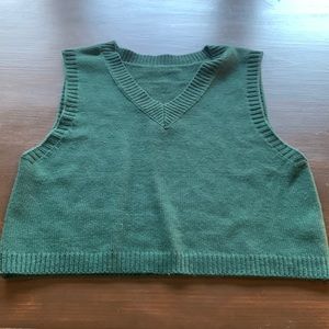 Green vest cropped